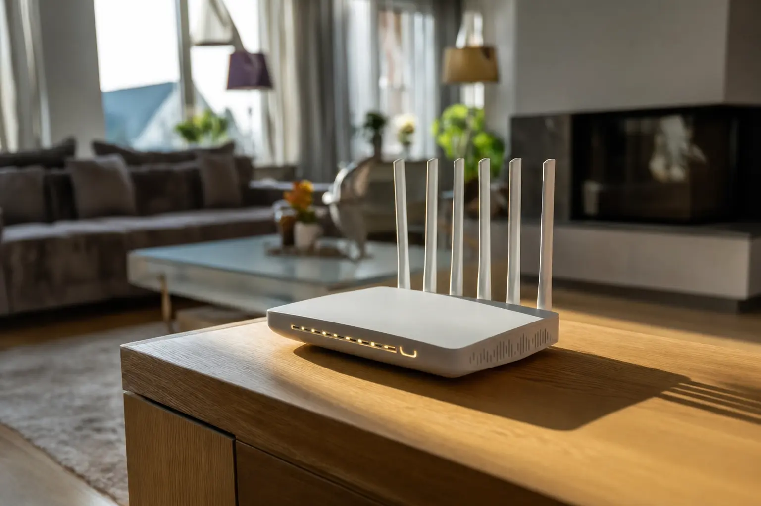 Smart home med professionelt netværk